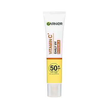 Garnier Vitamin C Glow-Boosting Daily UV Fluid SPF50+ 40 ml - INVISIBLE