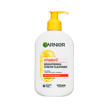 Garnier Vitamin C* Glow Boost Cream Cleanser 250 MLT
