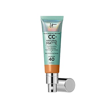 IT Cosmetics CC+ Cream Natural Matte Foundation for Oily Skin with SPF 40 Rich