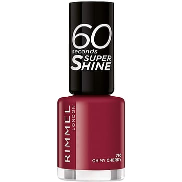 Rimmel 60 Seconds Super Shine Nail Polish Oh My Cherry