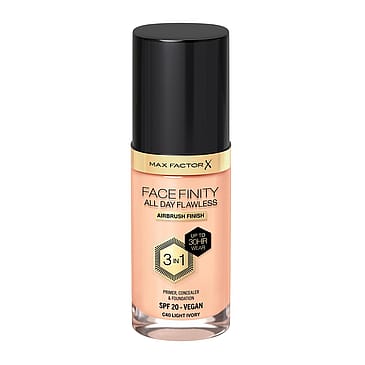Max Factor Facefinity All Day Flawless 3-In-1 Foundation 40 Light Ivory