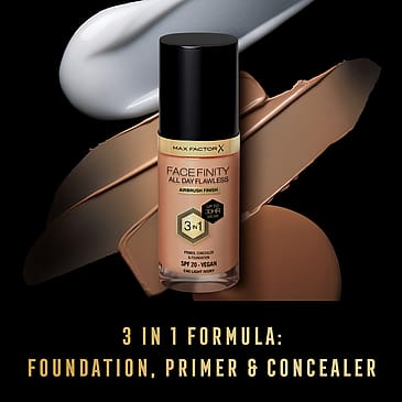Max Factor Facefinity All Day Flawless Foundation SPF 20 W44 Warm Ivory