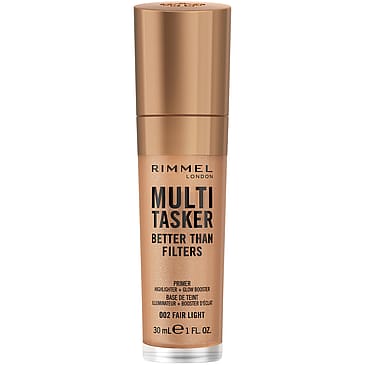 Rimmel Multi-Tasker Better Than Filters Face Primer, Glow Booster and Highlighter 002 Fair light