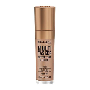 Rimmel Multi-Tasker Better Than Filters Face Primer, Glow Booster and Highlighter 003 Light