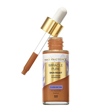 Max Factor Miracle Pure Skin Reset 2 In 1 Serum Foundation 90-95 Deep