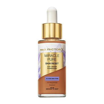 Max Factor Miracle Pure Serum Foundation 6 Medium To Deep