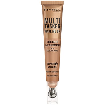 Rimmel Multi-Tasker Wake Me Up Concealer & Foundation 065 Rose Honey