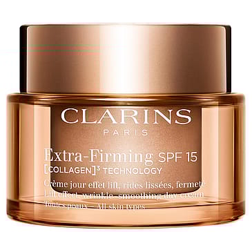 Clarins Extra-Firming Jour Lift Effect, Wrinkle-Smoothing Day Cream All Skin Types SPF15 50 ml