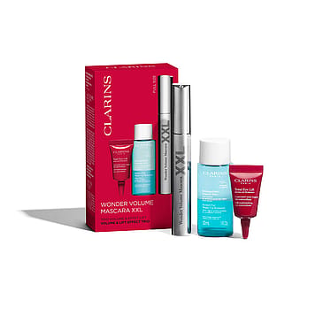 Clarins Value pack Wonder Volume XXL Mascara Wonder vol xxl 8ml, TS wonder vol xxl 3ml, sample TEL 3ml