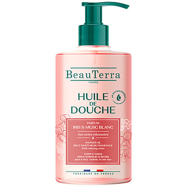 Beau Terra Shower Oil Iris & White Musk 750 ml
