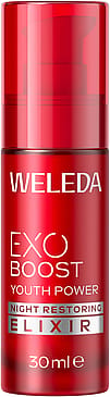 Weleda Exo Boost Youth Power Night Restoring Elixir Pomegranate Face Serum