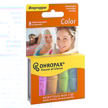 Ohropax Earplugs Color 8 stk.
