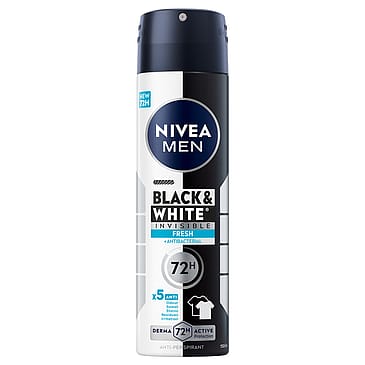 Nivea Men Black & White Protect Invisible Fresh Deo Spray 150 ml