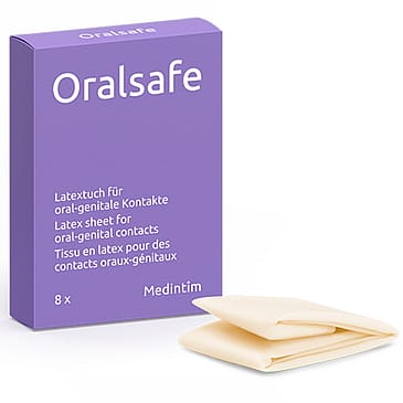 Medintim Oral Safe Slikkelapper 8 stk. Jordbær