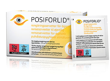POSIFORLID Renseservietter til Øjenlåg 20 stk