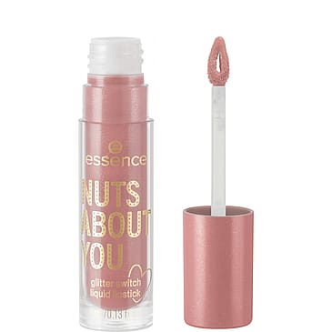 Essence NUTS ABOUT YOU glitter switch liquid lipstick 01 Kiss Me Prince!