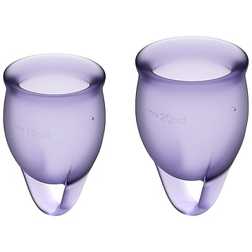 Satisfyer Feel Confident Menstrual Cup Lila Lila