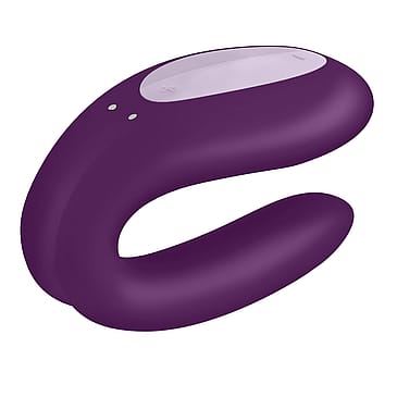 Satisfyer Double Joy Vibrator Violet