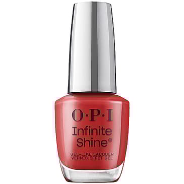 OPI Infinite Shine Nail Polish Big Apple Red