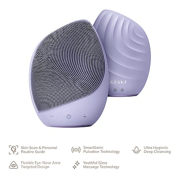 GESKE Sonic Facial Brush 5 in 1 Purple