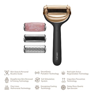 GESKE MicroNeedle Face & Body Roller 9 in 1 Gray
