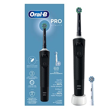 Oral-B Vitality Pro Eltandbørste + 1 Børstehoved Sort