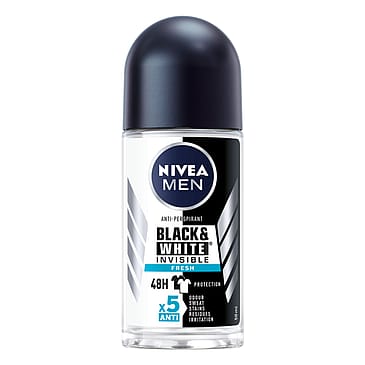Nivea Men Black & White Invisible Fresh Roll On 50 ml