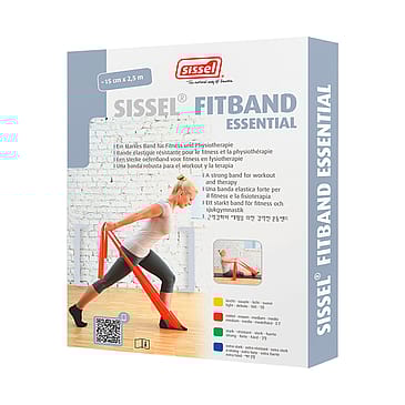 Sissel Fit Fitband 2,5 m Rød Medium