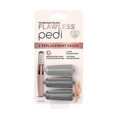 Flawless Pedi Ekstra Hoveder 3 stk.