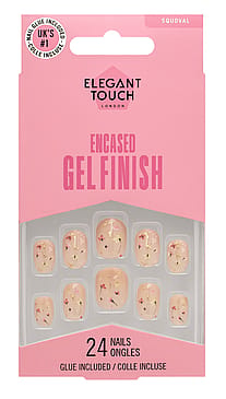 Elegant Touch Kunstige Negle Gel Finish Encased Gel Forever Flowers