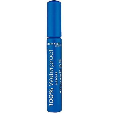 Rimmel 100% Water Proof Mascara 001 Black Black