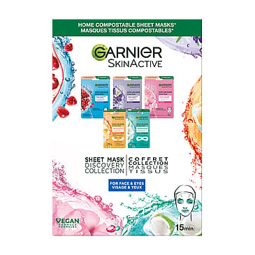 Garnier SkinActive Tissue Mask Discovery Collection