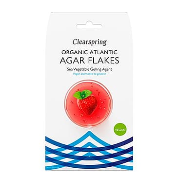 Clearspring Agar flager veg. geleringsmiddel af tang Ø 30 g