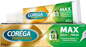 Corega Max Hold & Fresh Fiksativcreme til Tandproteser 40 g