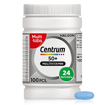 Centrum 50+ tabletter, 100 stk.