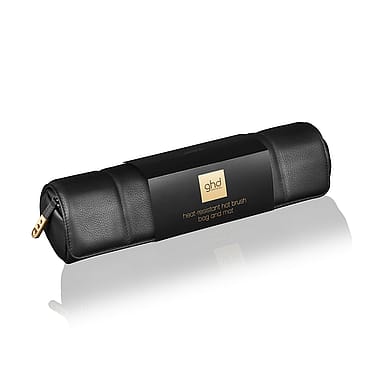 ghd 2-in-1 Heat-Resistant Hot Brush Bag & Mat Black