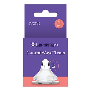 Lansinoh Natural Wave Teats 2 stk. / Medium