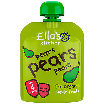 Ella's Kitchen Babymos pære, pære & pære (4 mdr) Ø 70 g