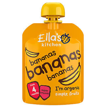 Ella's Kitchen Babymos banan, banan & banan (4 mdr) Ø 70 g