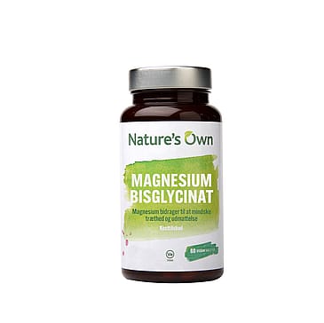 Natures Own Magnesium Bisglycinat 60 kapsler