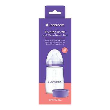 Lansinoh Sutteflaske NaturalWave 240 ml