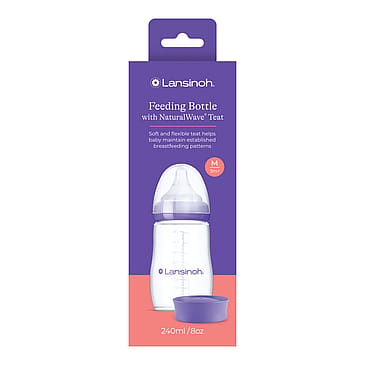 Lansinoh Sutteflaske NaturalWave 240 ml