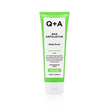 Q+A AHA Exfoliator Body Scrub 250 ml