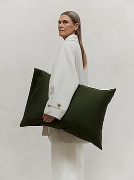 Abate Pudebetræk Mosegrøn 50x70 cm
