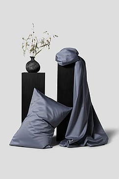 Abate Dynebetræk Dusty Blue 140x220 cm