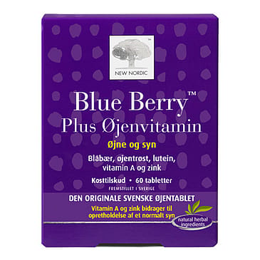 New Nordic Blue Berry Plus Øjenvitamin 60 tabl.