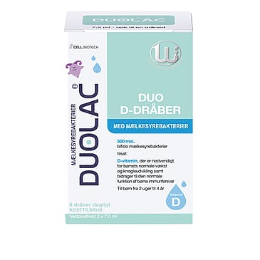 DUOLAC Duo+ D-dråber 2 x 7,5 ml