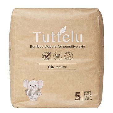 Tuttelu Bambusble str. 5, 20 stk (11-19 kg)