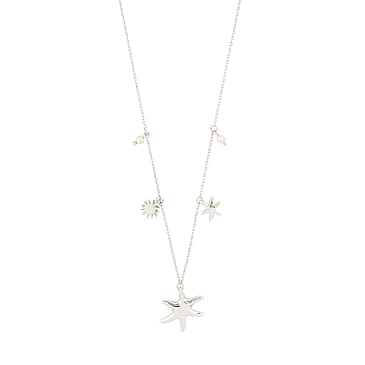 Pilgrim Prism Necklace Silver-Plated