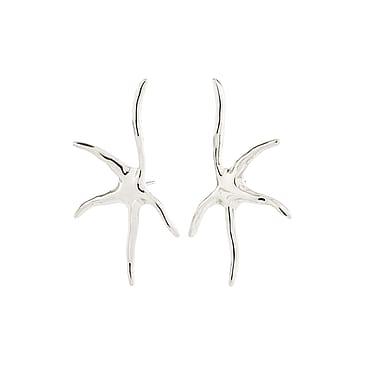 Pilgrim Prism Earrings Silver-Plated